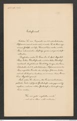 k.k. naturhistorisches Hofmuseum, Intendanzakten 1885-1896 (Hauer), Aktenzahl Z.376/1888, Seite 1